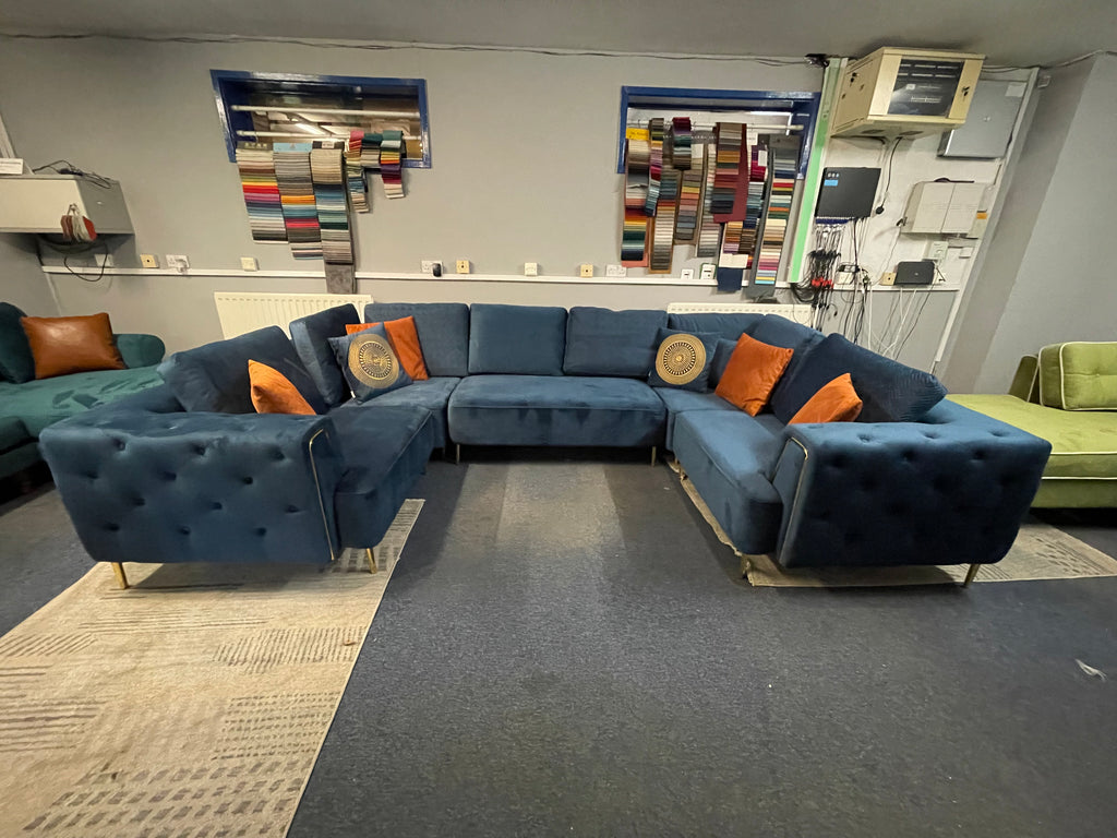 Display Rubeza Sofia  1+Seater/Corner/2+Seater -1+seater/Corner Dark Blue