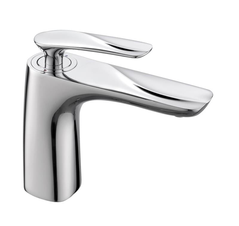 Rubeza Caesar Chrome Solid Brass Basin Mixer Tap