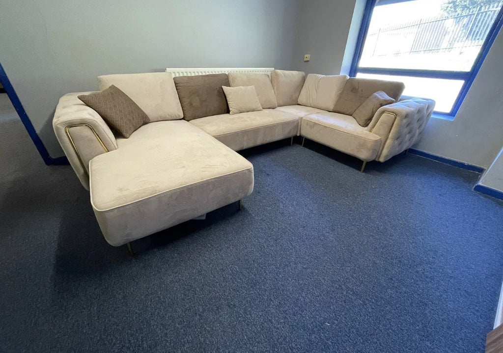 Rubeza Sofia Chaise/2+Seater/Corner/1+Seater- Warm Sand