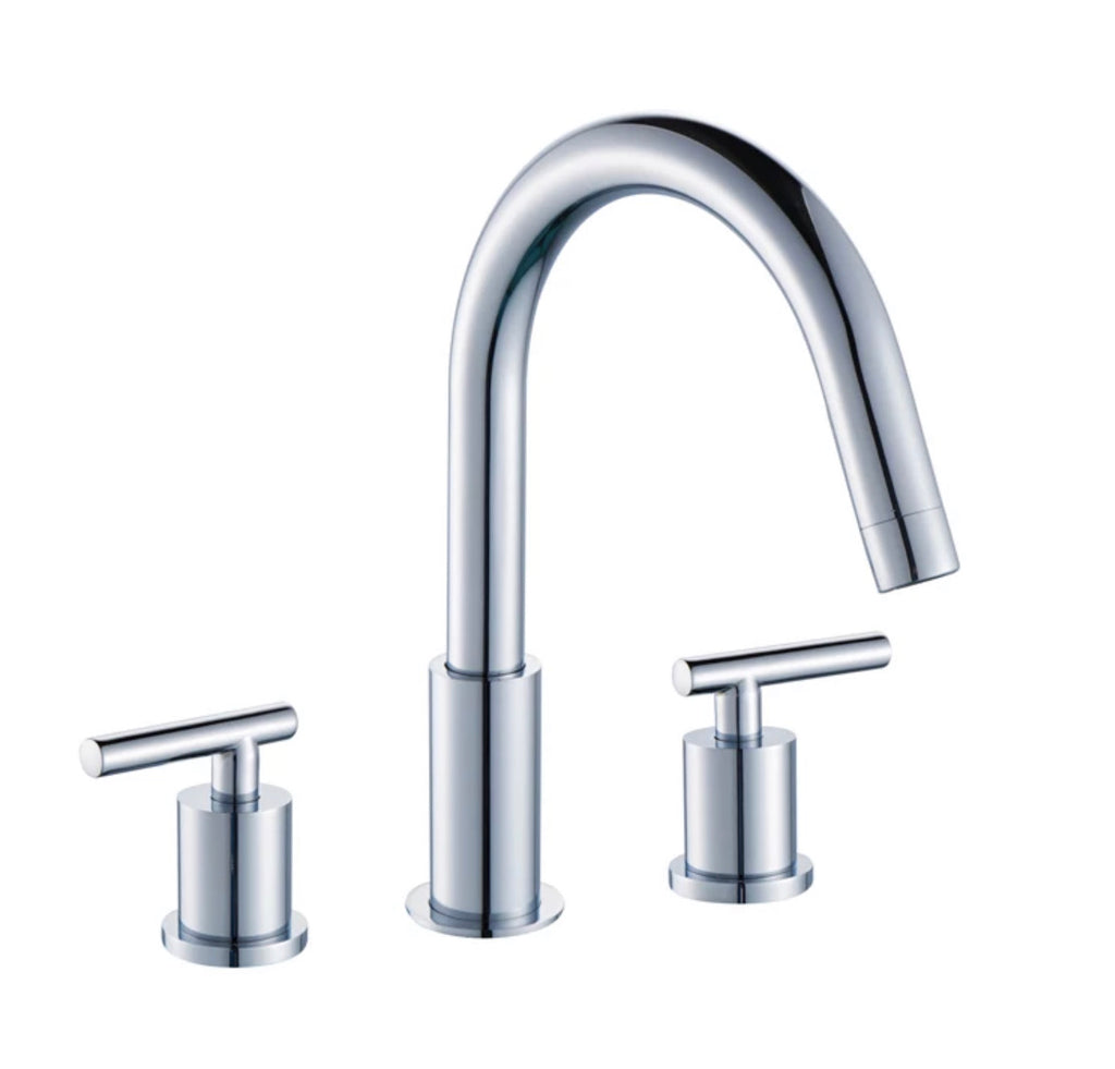 RUBEZA KREMM 3 Hole Basin Mixer Tap - B Chrome