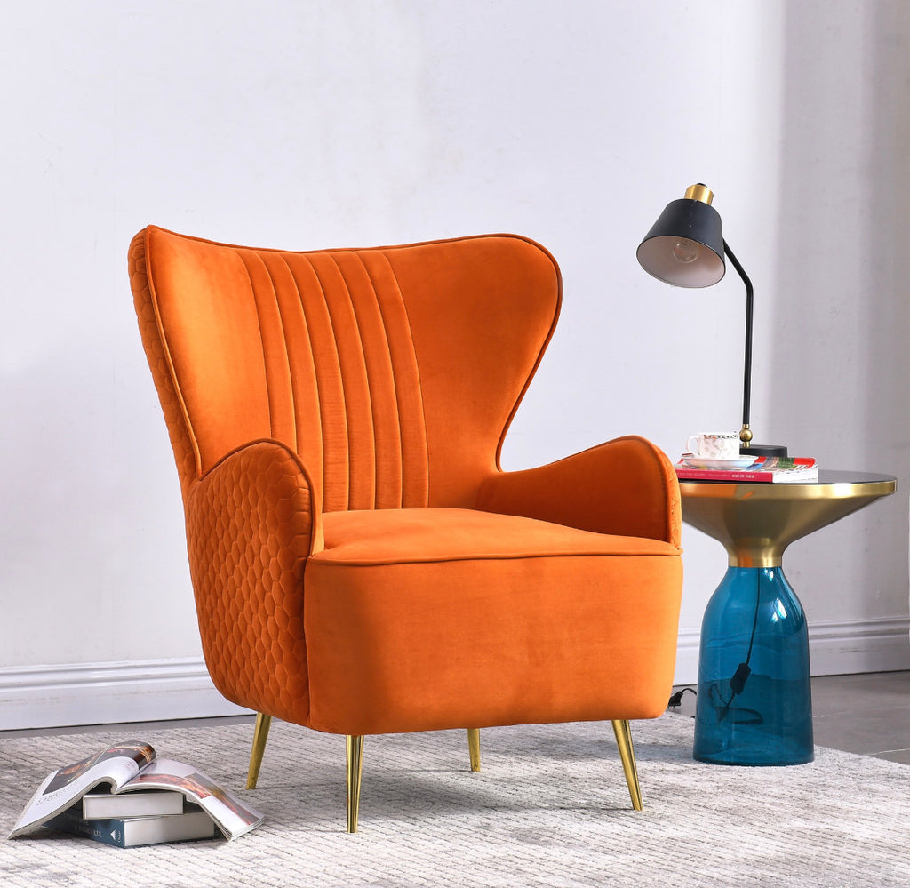 Rubeza Leo Lottie Collection Armchair - Burnt Orange