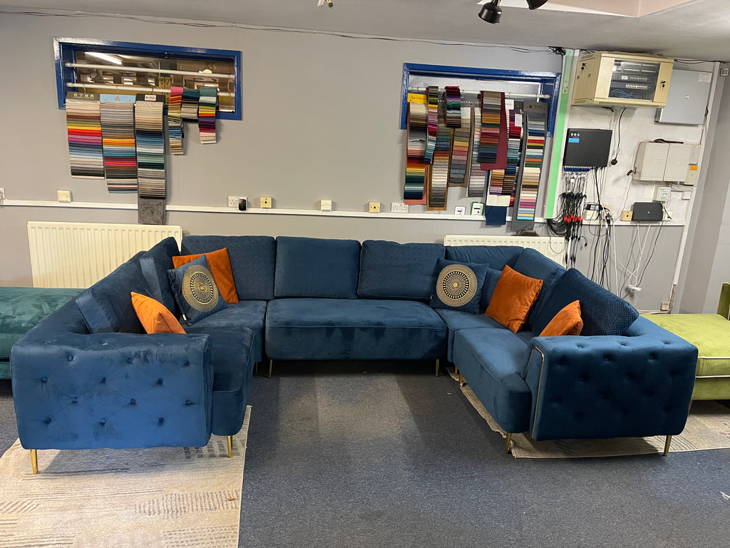 Display Rubeza Sofia  1+Seater/Corner/2+Seater -1+seater/Corner Dark Blue