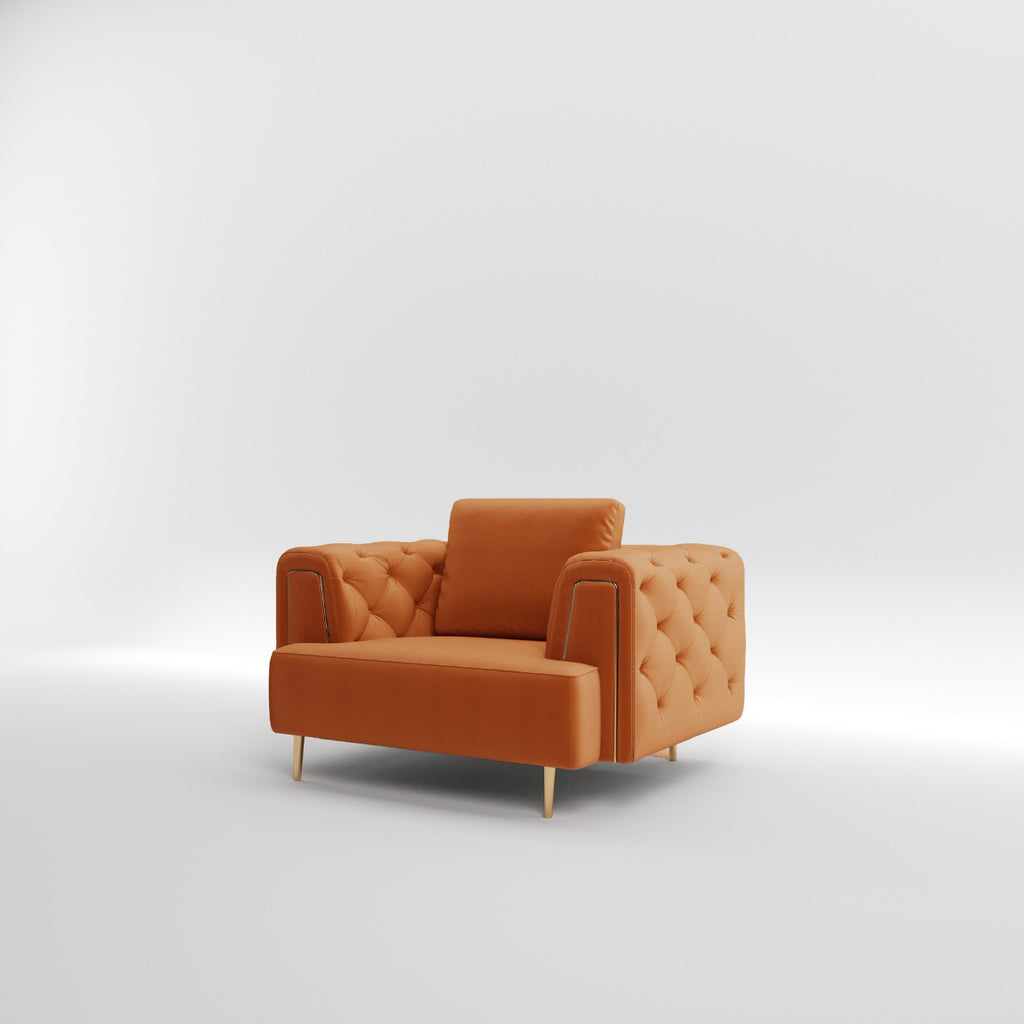 Rubeza Sofia Armchair - Orange