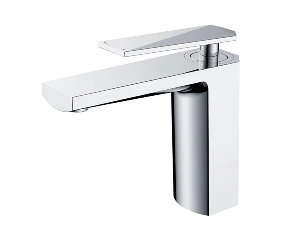 Rubeza Starck Basin Mixer Tap - Chrome