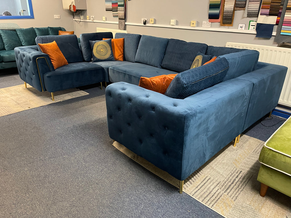 Display Rubeza Sofia  1+Seater/Corner/2+Seater -1+seater/Corner Dark Blue