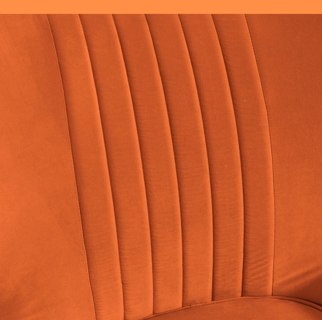 Rubeza Leo Lottie Collection Armchair - Burnt Orange