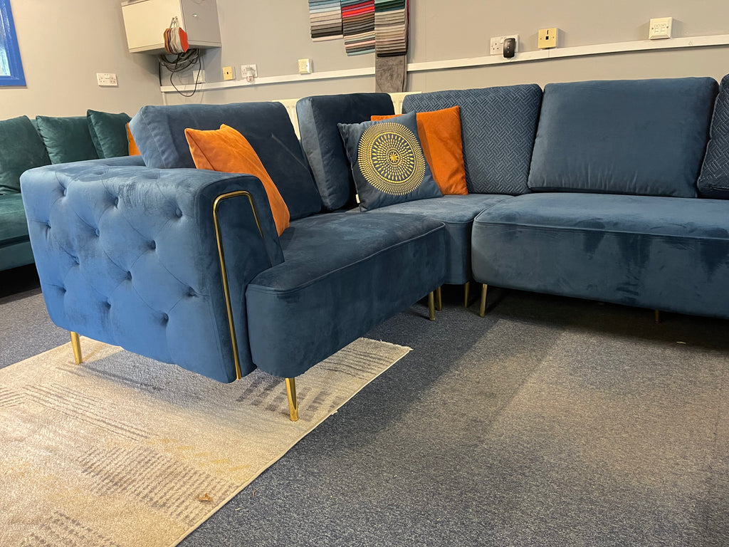 Display Rubeza Sofia  1+Seater/Corner/2+Seater -1+seater/Corner Dark Blue