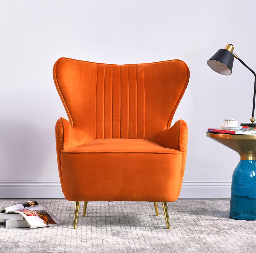 Rubeza Leo Lottie Collection Armchair - Burnt Orange