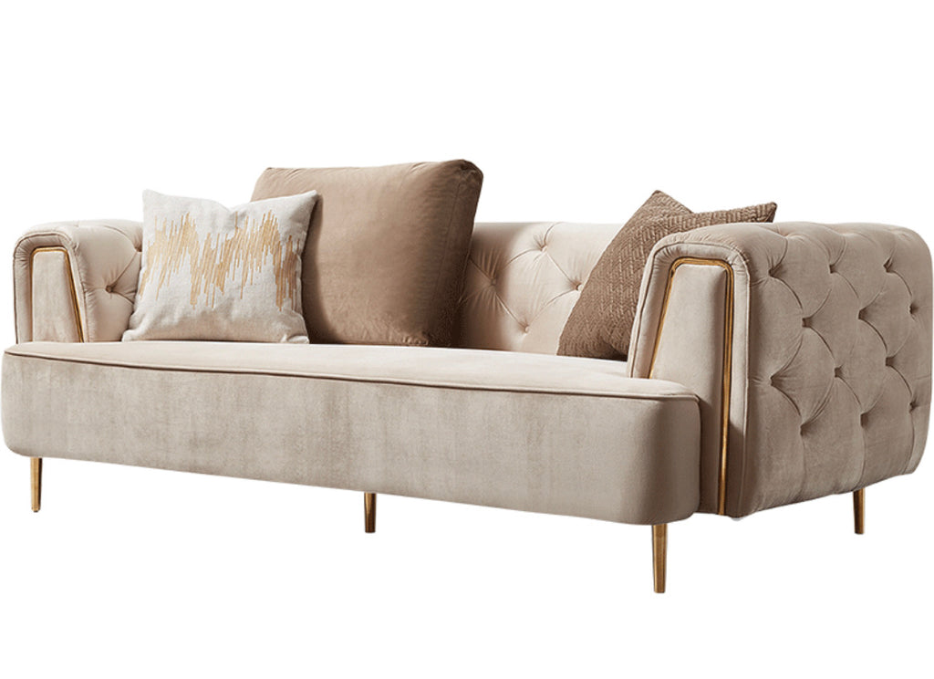 Rubeza Sofia 3 Seater Sofa - Warm Sand