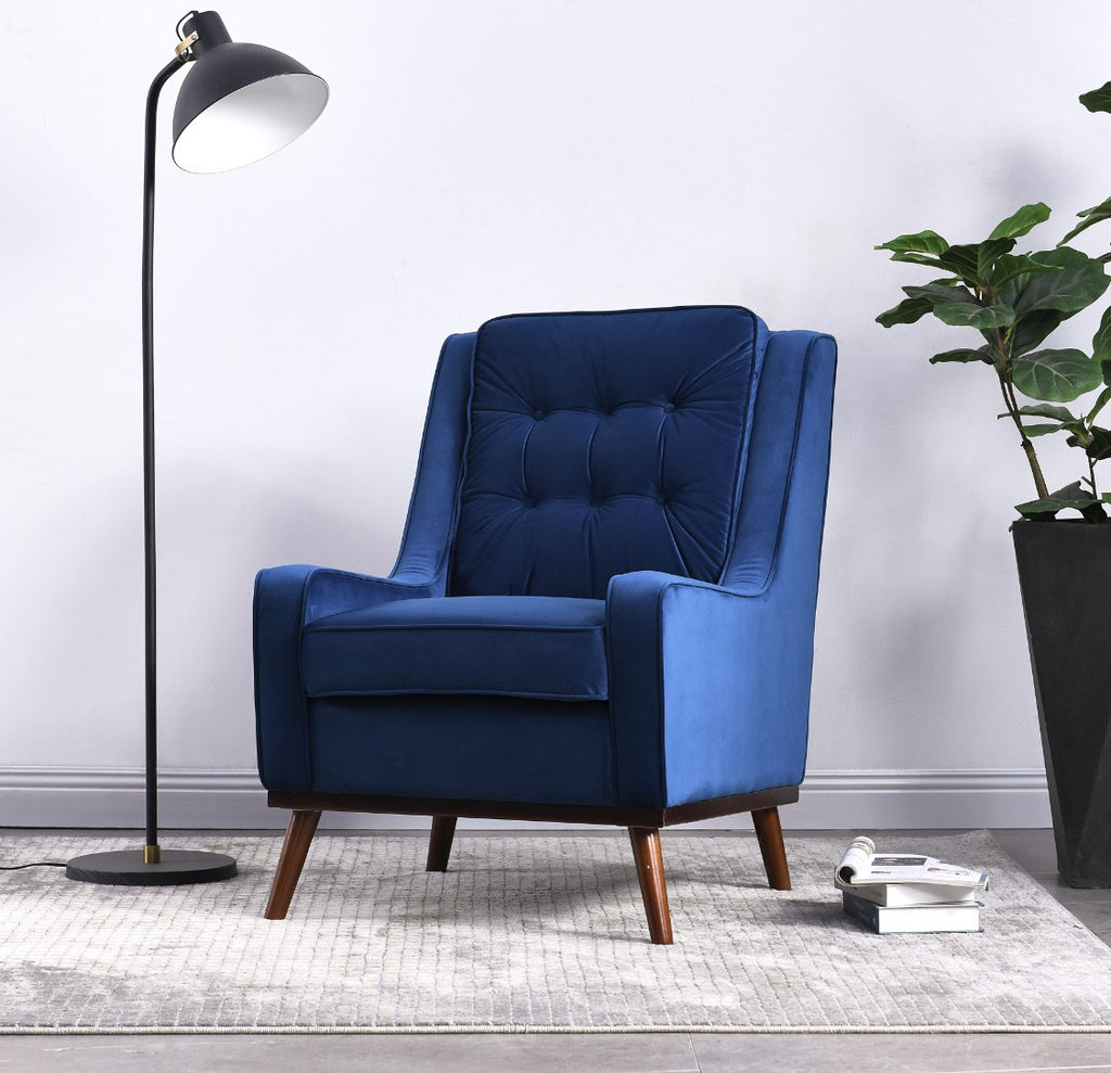 Rubeza Scott Collection Armchair - Indigo Blue