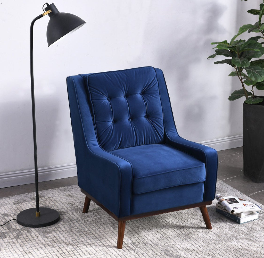 Rubeza Scott Collection Armchair - Indigo Blue