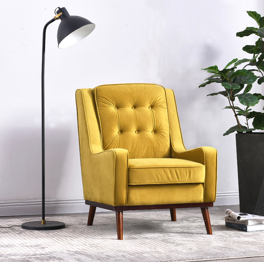 Rubeza Scott Collection Armchair - Posh Gold