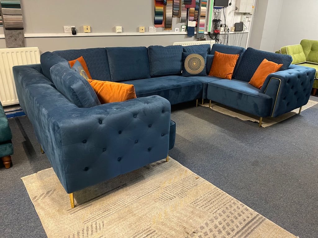 Display Rubeza Sofia  1+Seater/Corner/2+Seater -1+seater/Corner Dark Blue