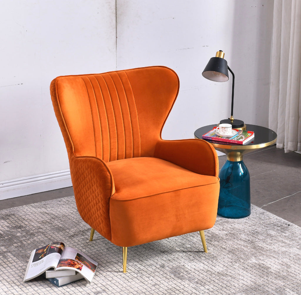 Rubeza Leo Lottie Collection Armchair - Burnt Orange