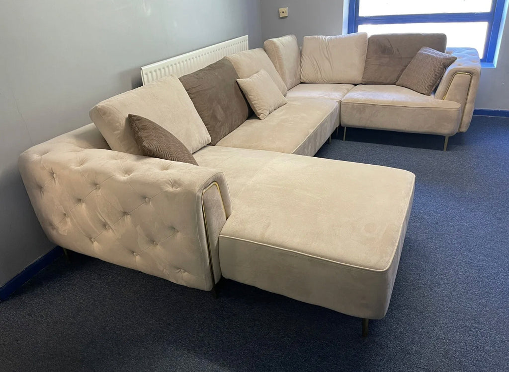 Rubeza Sofia Chaise/2+Seater/Corner/1+Seater- Warm Sand