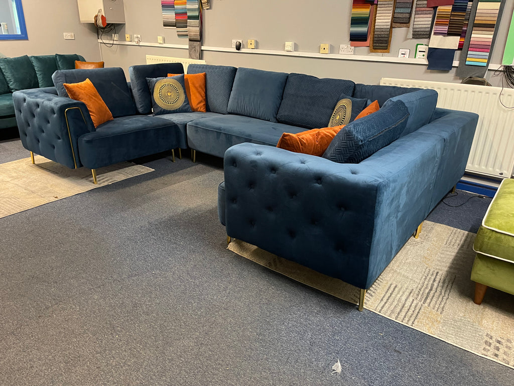 Display Rubeza Sofia  1+Seater/Corner/2+Seater -1+seater/Corner Dark Blue
