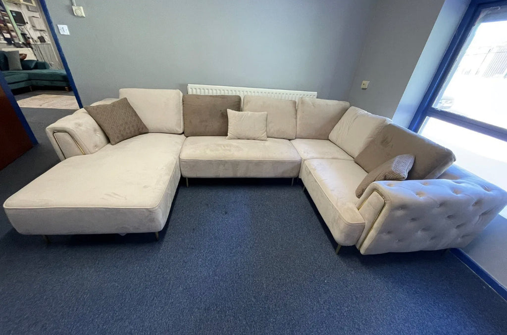 Rubeza Sofia Chaise/2+Seater/Corner/1+Seater- Warm Sand