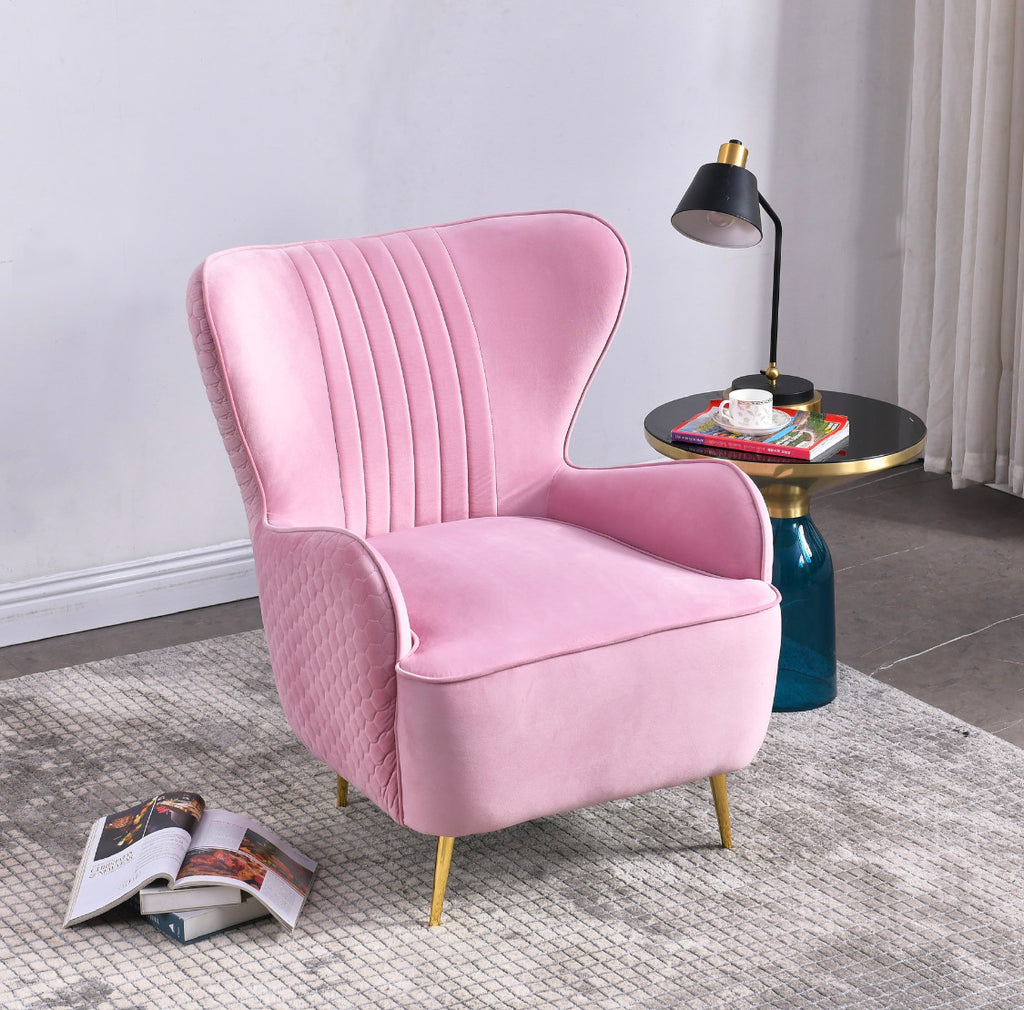 Rubeza Scott Lottie Collection Armchair - Taffy Pink