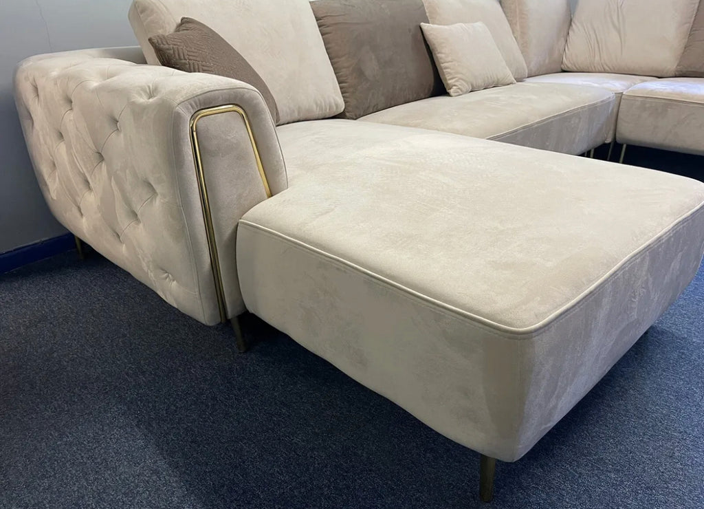 Rubeza Sofia Chaise/2+Seater/Corner/1+Seater- Warm Sand