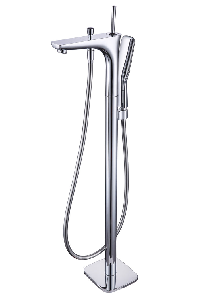 Rubeza Tate Freestanding Bath Taps - Chrome