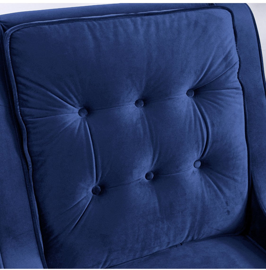 Rubeza Scott Collection Armchair - Indigo Blue