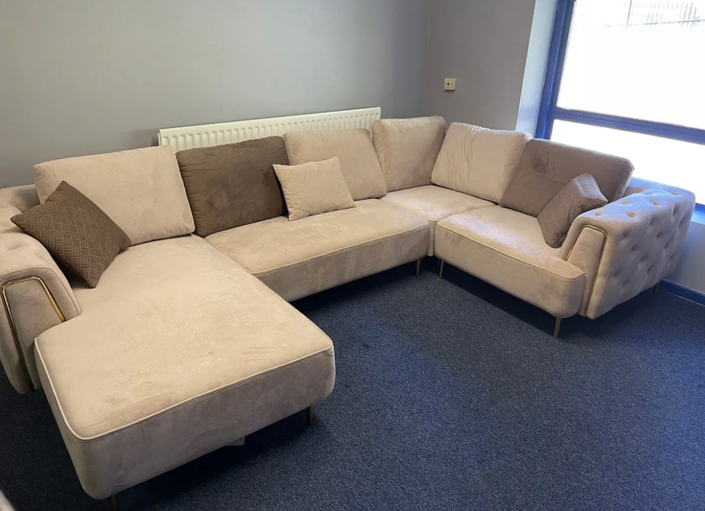 Rubeza Sofia Chaise/2+Seater/Corner/1+Seater- Warm Sand