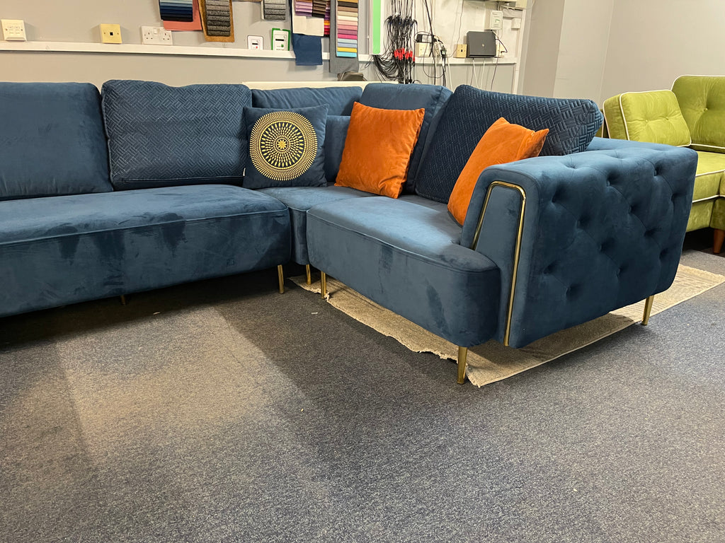 Display Rubeza Sofia  1+Seater/Corner/2+Seater -1+seater/Corner Dark Blue