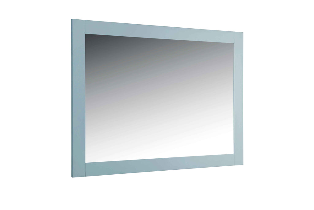 Rubeza 1120x800mm Luxury Framed Mirror - Light Grey