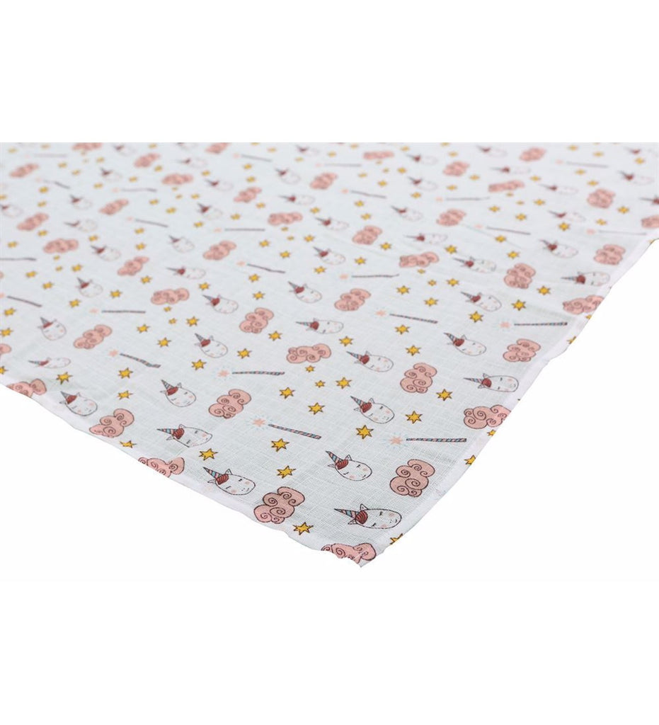 Baby Muslin Pancho - Unicorn
