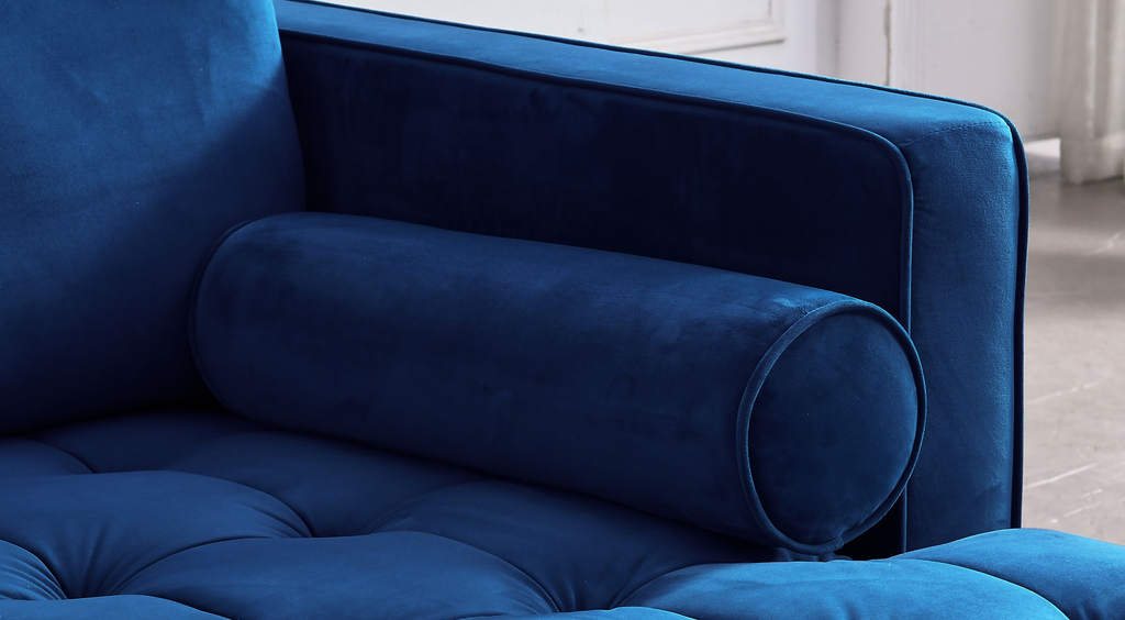 Rubeza Scott Cylinder Cushion - Super Blue